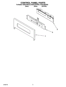02 - Control Panel Parts parts for Kitchenaid Oven KEBC276KBL03 from AppliancePartsPros.com