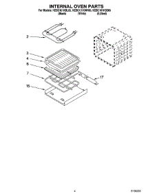 03 - Internal Oven Parts parts for Kitchenaid Oven KEBC101KBL05 from AppliancePartsPros.com