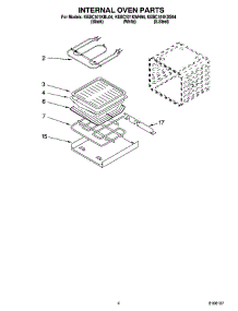 03 - Internal Oven Parts parts for Kitchenaid Oven KEBC101KBL04 from AppliancePartsPros.com