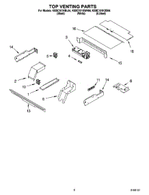 05 - Top Venting Parts, Miscellaneous Parts parts for Kitchenaid Oven KEBC101KBL04 from AppliancePartsPros.com