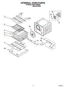 03 - Internal Oven Parts parts for Kitchenaid Oven KEBC167MSS00 from AppliancePartsPros.com