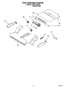 05 - Top Venting Parts, Optional Parts parts for Kitchenaid Oven KEBC167MSS00 from AppliancePartsPros.com