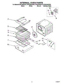 05 - Internal Oven Parts parts for Kitchenaid Oven KEHC309JBT05 from AppliancePartsPros.com