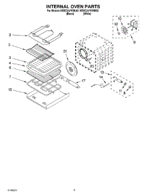 04 - Internal Oven Parts parts for Kitchenaid Oven KEBC247KWH02 from AppliancePartsPros.com