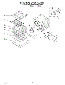 04 - Internal Oven Parts parts for Kitchenaid Oven KEBC247KWH2 from AppliancePartsPros.com