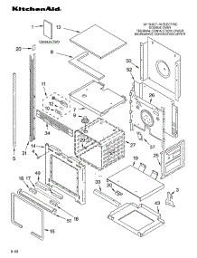 Oven parts for Kitchenaid Wall Oven KEHC309JBL5 from AppliancePartsPros.com