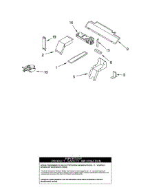 Latch parts for Kitchenaid Wall Oven KEHC309JBL5 from AppliancePartsPros.com
