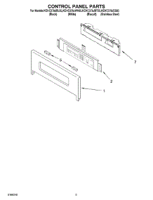 02 - Control Panel Parts parts for Kitchenaid Oven KEHC379JBT05 from AppliancePartsPros.com