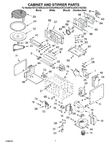 06 - Cabinet And Stirrer Parts parts for Kitchenaid Oven KEHC379JBL05 from AppliancePartsPros.com