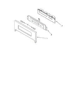 Control Panel parts for Kitchenaid Wall Oven KEHC309JBT5 from AppliancePartsPros.com