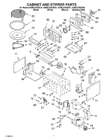 06 - Cabinet And Stirrer Parts parts for Kitchenaid Oven KEMC378KBL01 from AppliancePartsPros.com