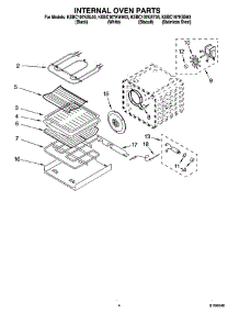 03 - Internal Oven Parts parts for Kitchenaid Oven KEBC107KSS03 from AppliancePartsPros.com