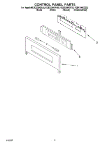 02 - Control Panel Parts parts for Kitchenaid Oven KEBC208KBT02 from AppliancePartsPros.com