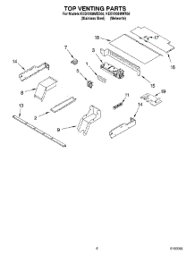 05 - Top Venting Parts, Optional Parts parts for Kitchenaid Oven KEBV208MSS00 from AppliancePartsPros.com