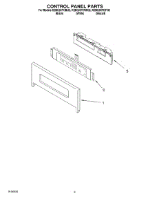 02 - Control Panel Parts parts for Kitchenaid Oven KEBC207KWH02 from AppliancePartsPros.com