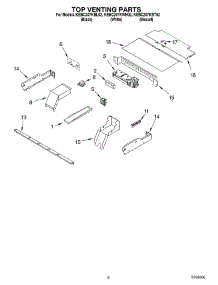 05 - Top Venting Parts, Optional Parts parts for Kitchenaid Oven KEBC207KBT02 from AppliancePartsPros.com