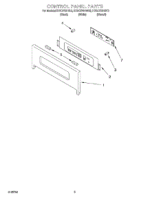 02 - Control Panel parts for Kitchenaid Oven KEBC278HBL3 from AppliancePartsPros.com