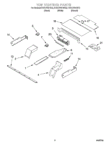 05 - Top Venting parts for Kitchenaid Oven KEBC278HBL3 from AppliancePartsPros.com