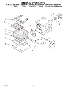 04 - Internal Oven Parts parts for Kitchenaid Oven KEBC208KBU1 from AppliancePartsPros.com