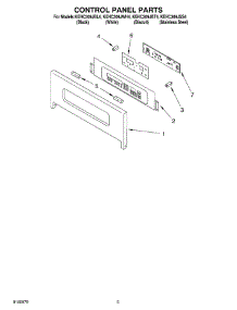 02 - Control Panel parts for Kitchenaid Oven KEHC309JSS4 from AppliancePartsPros.com