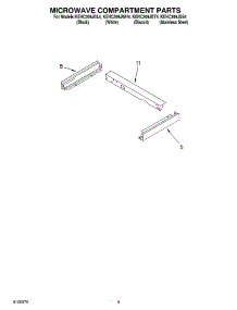 07 - Microwave Compartment parts for Kitchenaid Oven KEHC309JBT4 from AppliancePartsPros.com