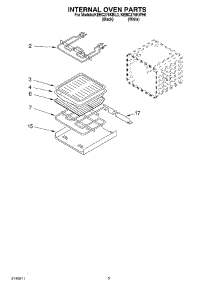 04 - Internal Oven parts for Kitchenaid Oven KEBC276KBL0 from AppliancePartsPros.com