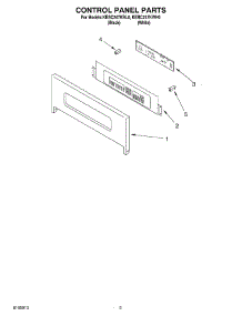 02 - Control Panel parts for Kitchenaid Oven KEBC247KBL0 from AppliancePartsPros.com