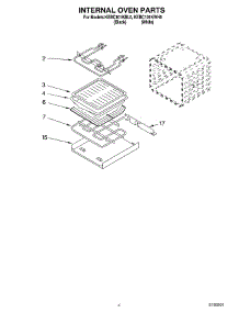 03 - Internal Oven parts for Kitchenaid Oven KEBC101KWH0 from AppliancePartsPros.com