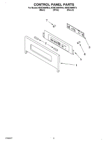 02 - Control Panel parts for Kitchenaid Oven KEBC208HWH4 from AppliancePartsPros.com