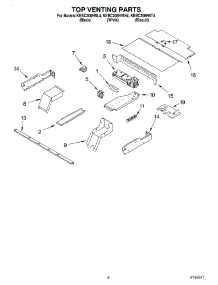 05 - Top Venting, Optional parts for Kitchenaid Oven KEBC208HBT4 from AppliancePartsPros.com