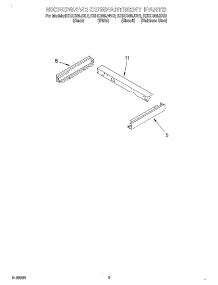 07 - Microwave Compartment parts for Kitchenaid Oven KEHC309JBL2 from AppliancePartsPros.com
