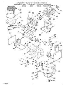06 - Cabinet And Stirrer parts for Kitchenaid Oven KEHC309JSS2 from AppliancePartsPros.com