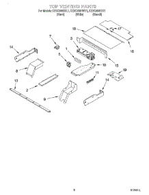 05 - Top Venting, Optional parts for Kitchenaid Oven KEBC208HBT1 from AppliancePartsPros.com