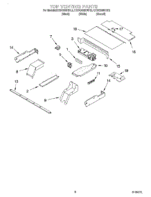 05 - Top Venting, Optional parts for Kitchenaid Oven KEBC208HBL2 from AppliancePartsPros.com