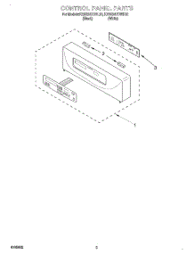 02 - Control Panel parts for Kitchenaid Oven KEBS247DBL10 from AppliancePartsPros.com