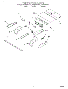 05 - Top Venting, Optional parts for Kitchenaid Oven KEBS207DWH11 from AppliancePartsPros.com