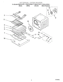 03 - Internal Oven parts for Kitchenaid Oven KEBS107DWH11 from AppliancePartsPros.com