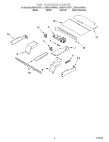 05 - Top Venting, Optional parts for Kitchenaid Oven KEBS107DBL11 from AppliancePartsPros.com