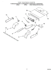 05 - Top Venting, Optional parts for Kitchenaid Oven KEBS278DBS11 from AppliancePartsPros.com