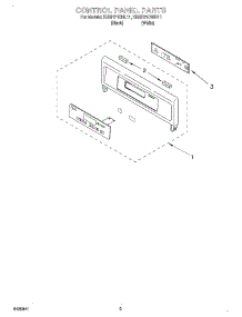02 - Control Panel parts for Kitchenaid Oven KEBI171DBL11 from AppliancePartsPros.com