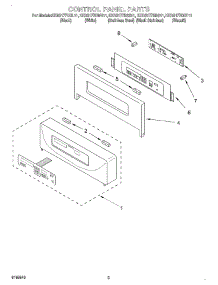 02 - Control Panel parts for Kitchenaid Oven KEBS177DBT11 from AppliancePartsPros.com