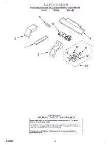 04 - Latch parts for Kitchenaid Oven KEMC378HWH2 from AppliancePartsPros.com