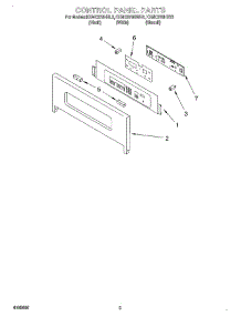 02 - Control Panel parts for Kitchenaid Oven KEMC378HBL2 from AppliancePartsPros.com