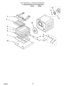 04 - Internal Oven parts for Kitchenaid Oven KEBS147DWH9 from AppliancePartsPros.com