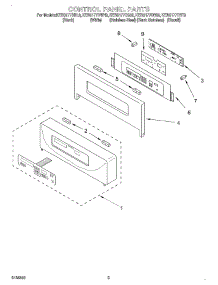 02 - Control Panel parts for Kitchenaid Oven KEBS177DBT9 from AppliancePartsPros.com