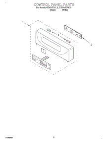 02 - Control Panel parts for Kitchenaid Oven KEBS147DBL9 from AppliancePartsPros.com