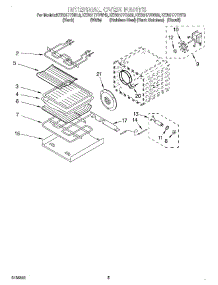 04 - Internal Oven parts for Kitchenaid Oven KEBS177DBL9 from AppliancePartsPros.com