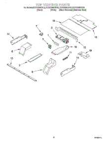 05 - Top Venting parts for Kitchenaid Oven KEBS208DSS9 from AppliancePartsPros.com