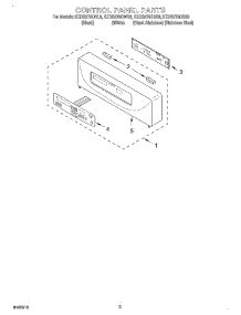 02 - Control Panel parts for Kitchenaid Oven KEBS278DBL9 from AppliancePartsPros.com