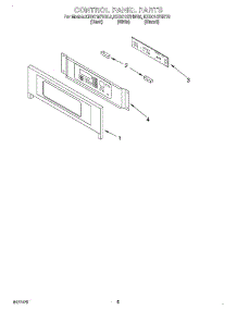 04 - Control Panel parts for Kitchenaid Oven KEBC107HBT0 from AppliancePartsPros.com